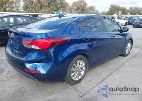 2016 Hyundai Elantra Se z USA, uszkodzony, nr VIN 5NPDH4AEXGH772174